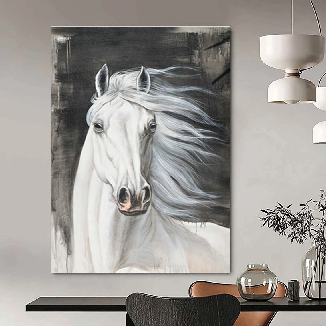 Enormous Tailored Hand Painted Abstract Art for Cottage & Office DLZ2229