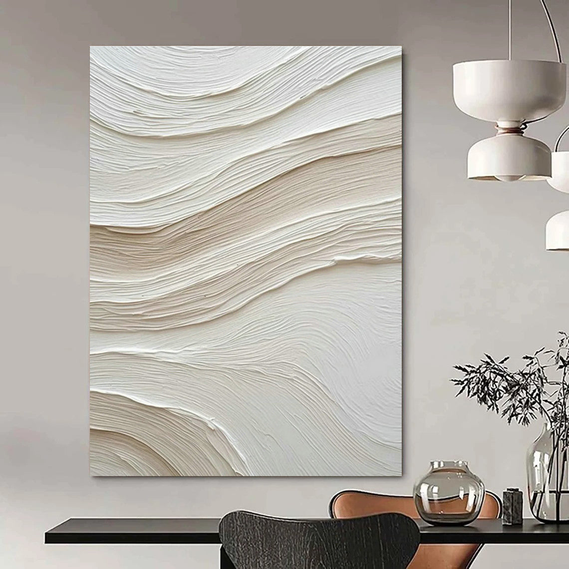 Oversized Custom Abstract Wall Art for Entryway & Dining Room DLZ1031