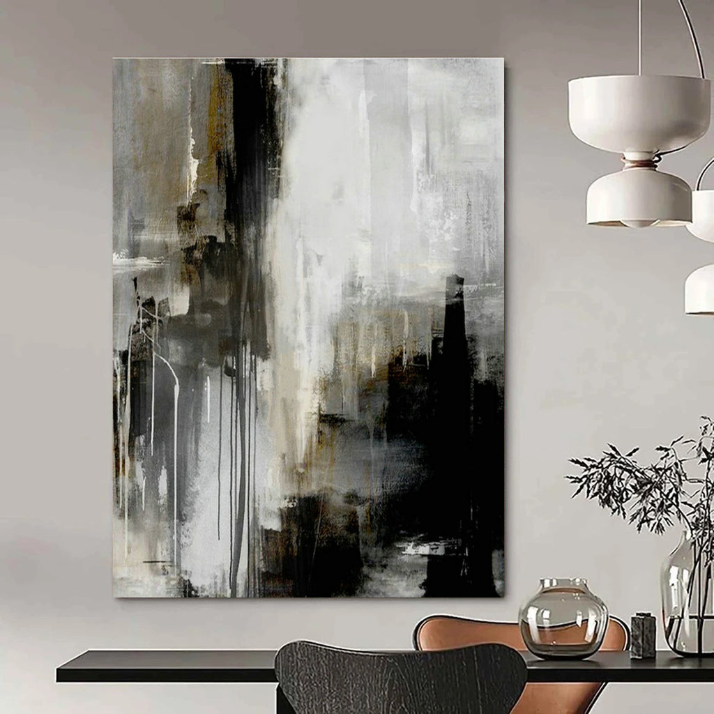 Oversized Handmade Abstract Painting for Living Room & Hallway DLZ2035