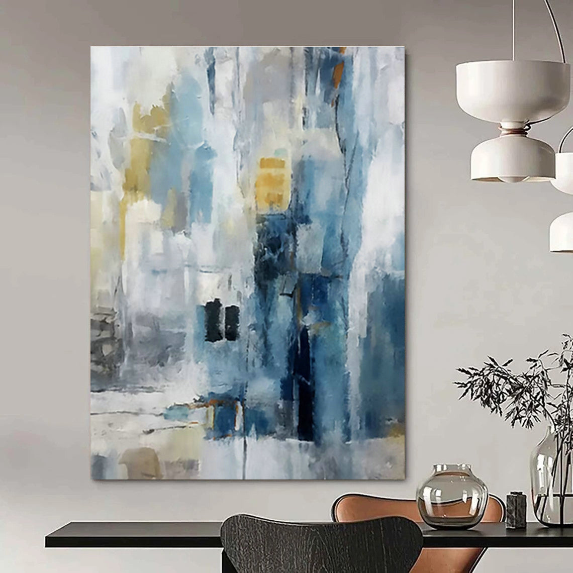 Custom - Crafted Hand - Painted Abstract Murals for Cottage Living Room Ceilings & Bedroom Feature Walls DLZ0668