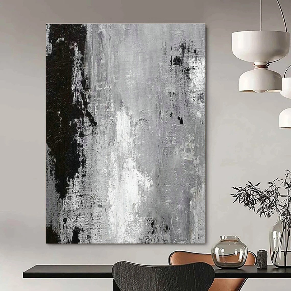 Massive, Personalized Handmade Abstract Canvas for Hallway & Bedroom DLZ2058