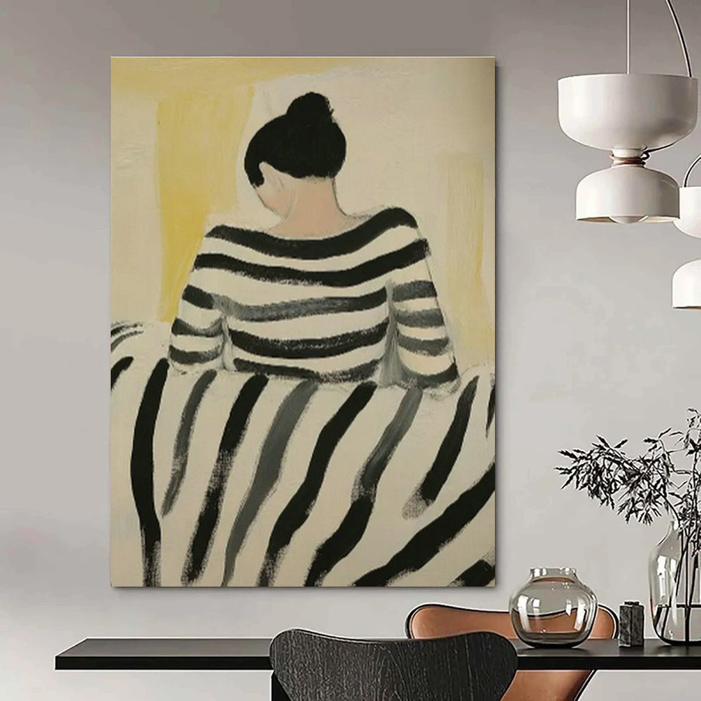 Extra - Large Custom Abstract Canvases for Dining Room Sideboards & Office Supply Closets DLZ0693