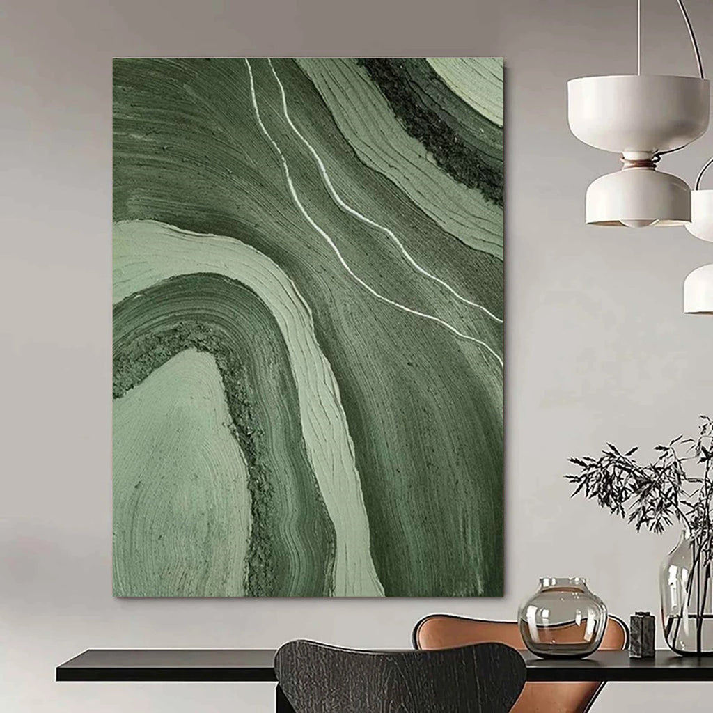 Tremendous Custom-Built Hand Painted Abstract Artwork for Dining Room & Hallway DLZ2184