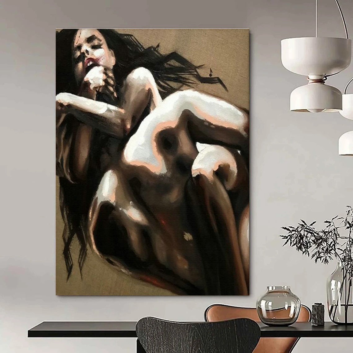 Handmade Abstract Wall Decor for Cottage Living Room & Hallway DLZ2331