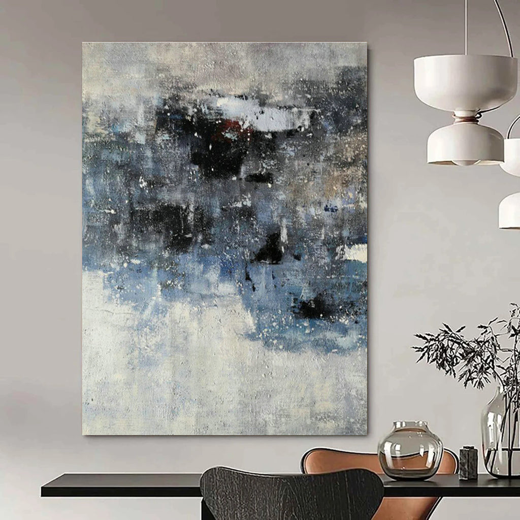 Grand - Sized Hand - Painted Abstract Murals for Office & Entryway DLZ0549
