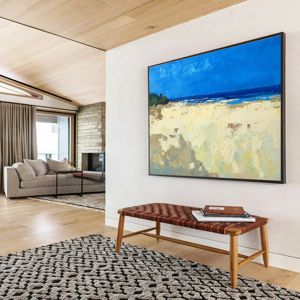 Minimalist Beach Abstract Painting THY427