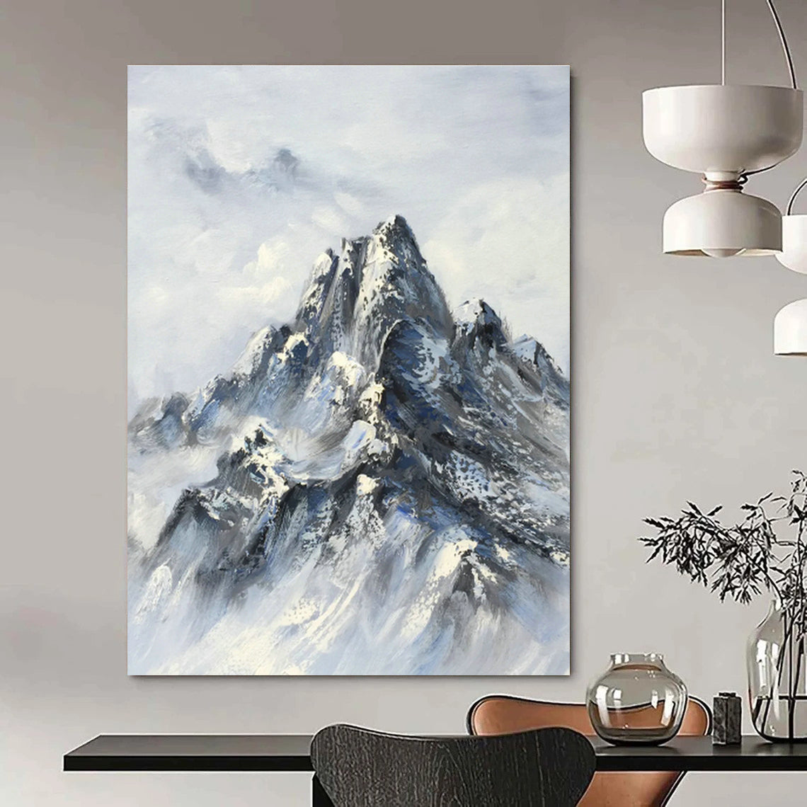 Vastly Oversized Bespoke Abstract Mural for Bedroom & Dining Room DLZ1266