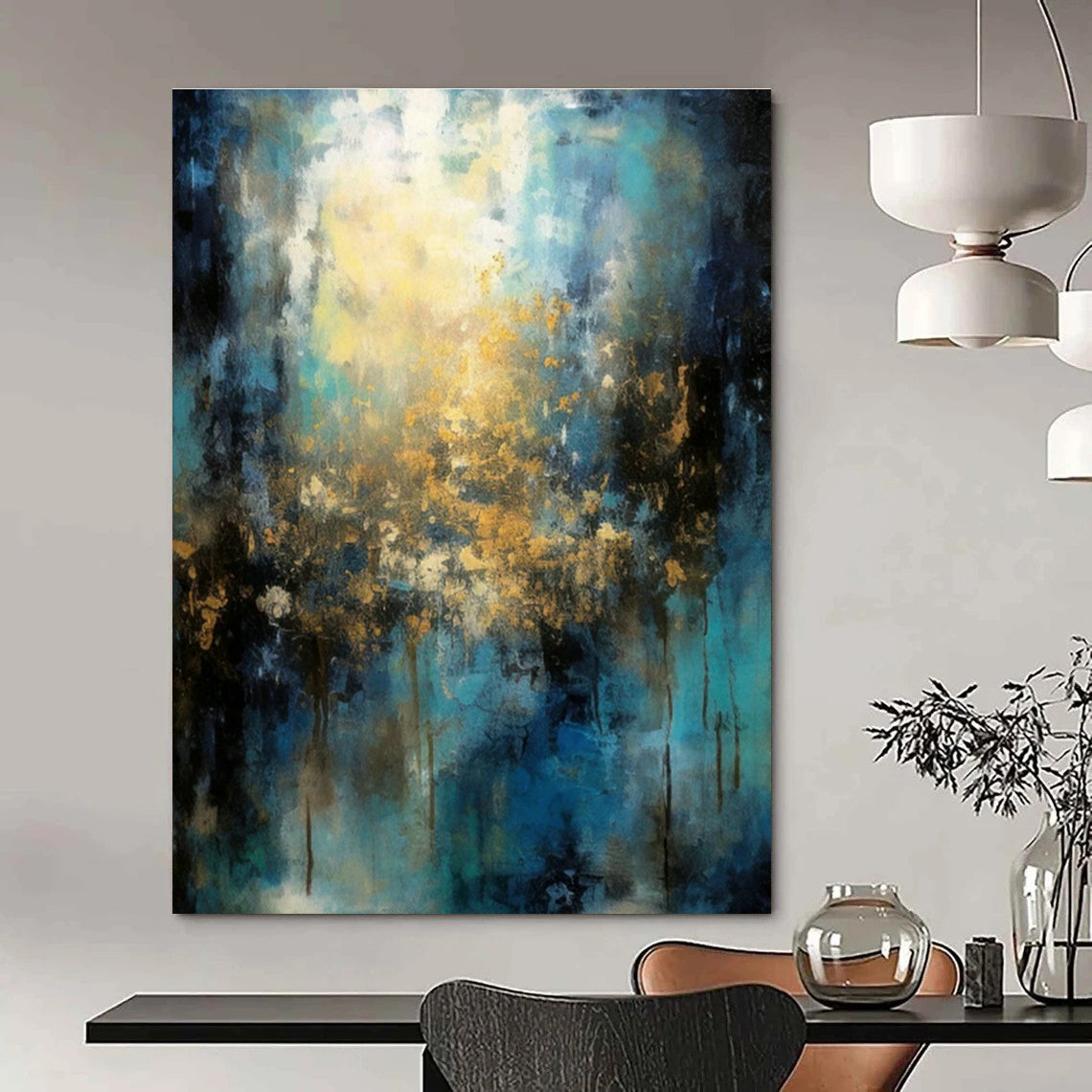 Tremendous - Span Custom Abstract Murals for Dining Room Banquet Halls & Office Training Classrooms DLZ0746