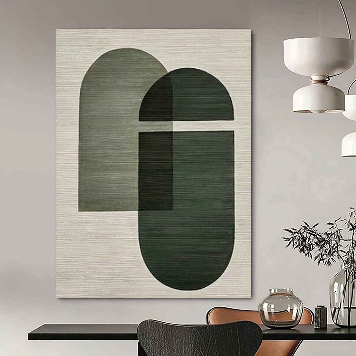 Handmade Abstract Wall Art for Bedroom and Cottage Living Room DLZ1519