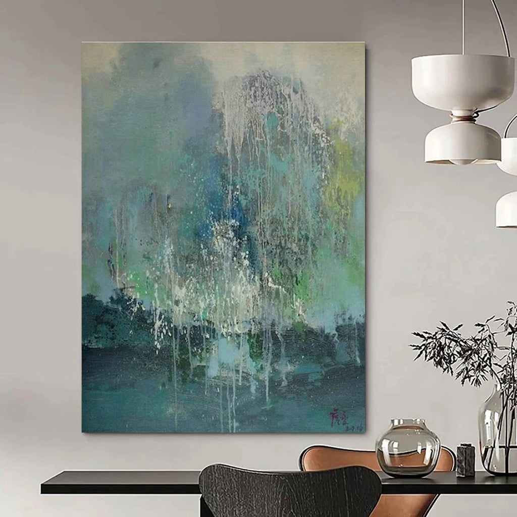 Large Custom Handmade Abstract Painting for Hallway and Office DLZ1483