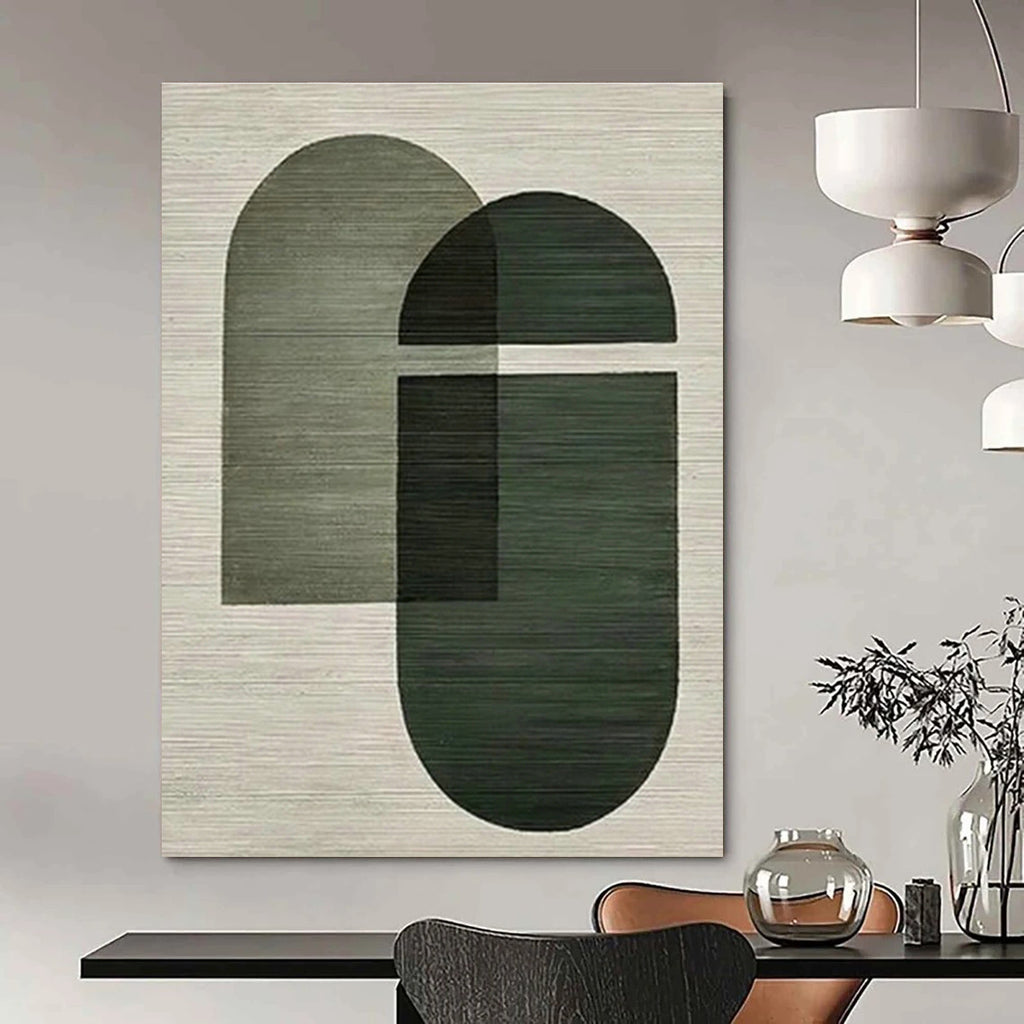 Oversized Custom Abstract Artwork for Dining Room & Entryway DLZ1138