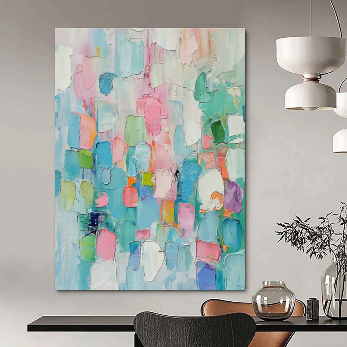 Oversized Custom Abstract Wall Art for Bedroom & Living Room DLZ1004