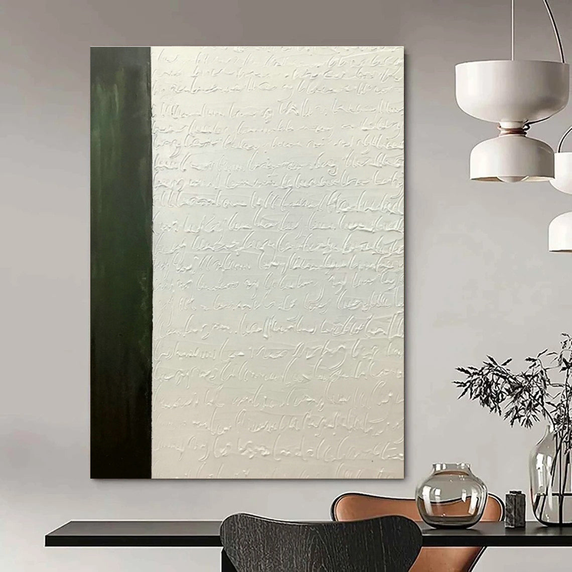 Oversized Custom Abstract Painting for Bedroom & Hallway DLZ1188