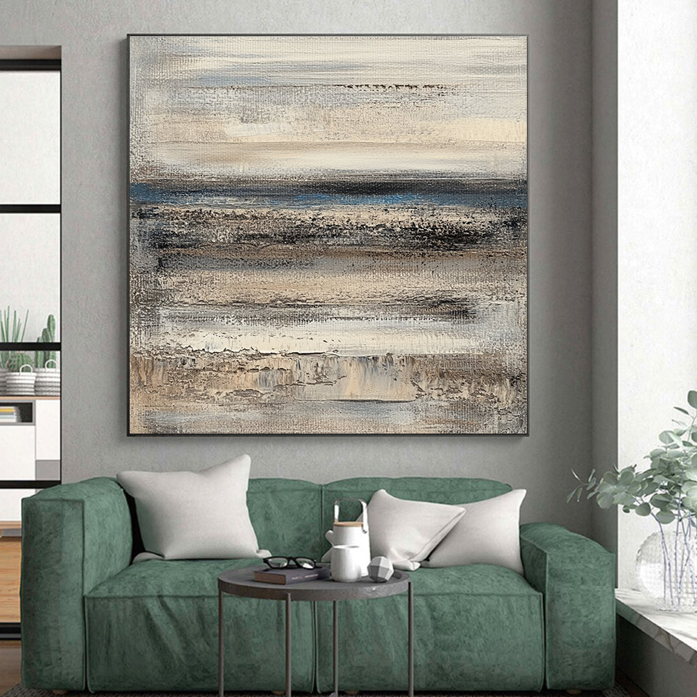 Layered Neutral Abstract with Subtle Color Variations GER285
