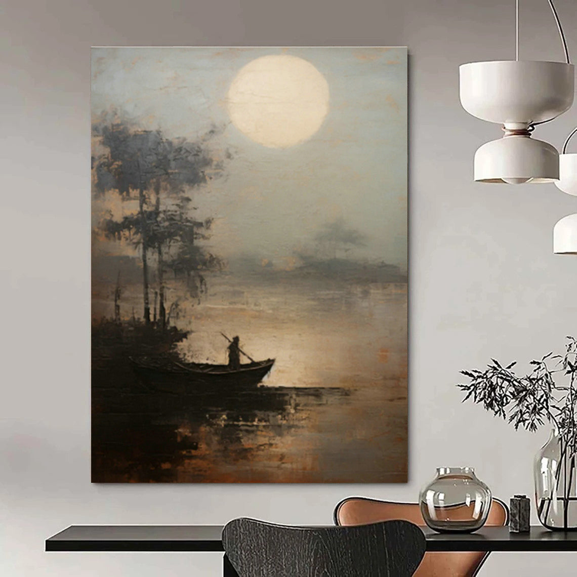 Oversized Abstract Murals for Office Conference Room Whiteboards & Bedroom Vanity Mirrors DLZ0851
