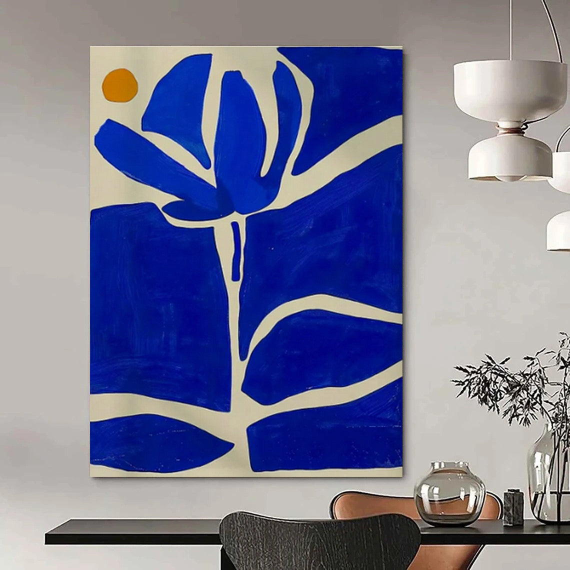 Handmade Abstract Wall Art for Cottage Living Room Bookend Wall & Office Pen Holder Wall DLZ1759