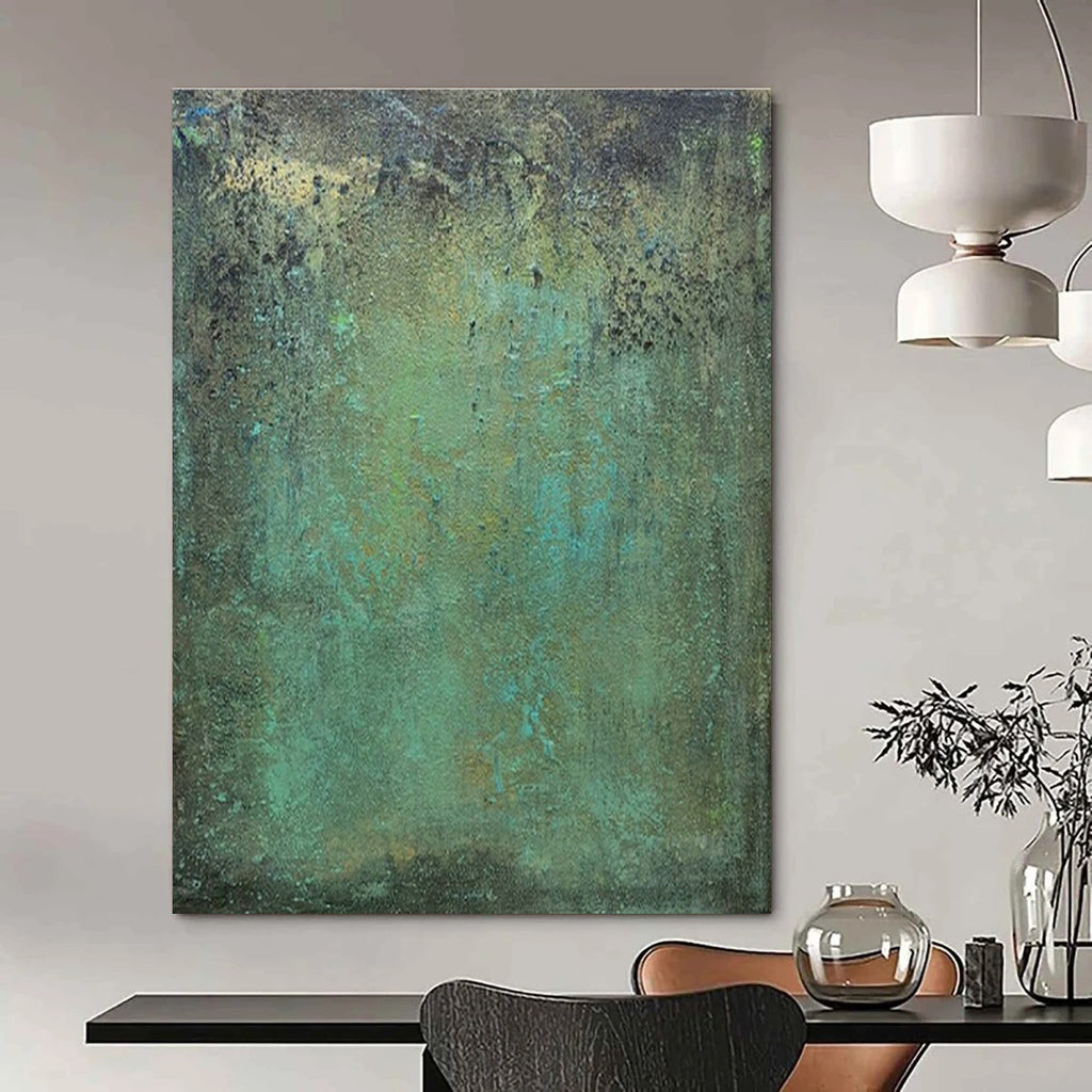Custom Hand-Painted Abstract Art for Entryway and Office DLZ1475