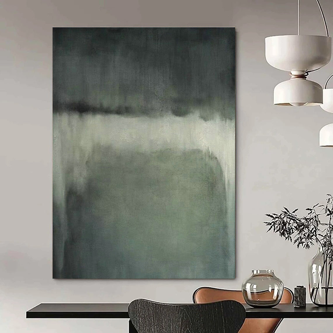 Handmade Abstract Wall Art for Cottage Bedroom and Living Room DLZ1474
