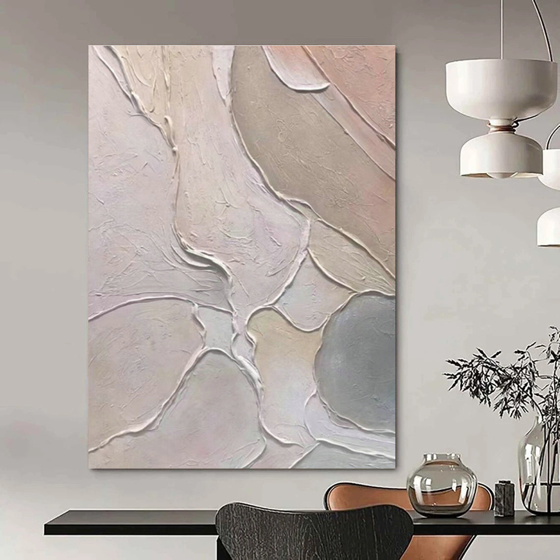 Colossal - Sized Custom Abstract Paintings for Entryway Coat Closets & Office Print Rooms DLZ0621