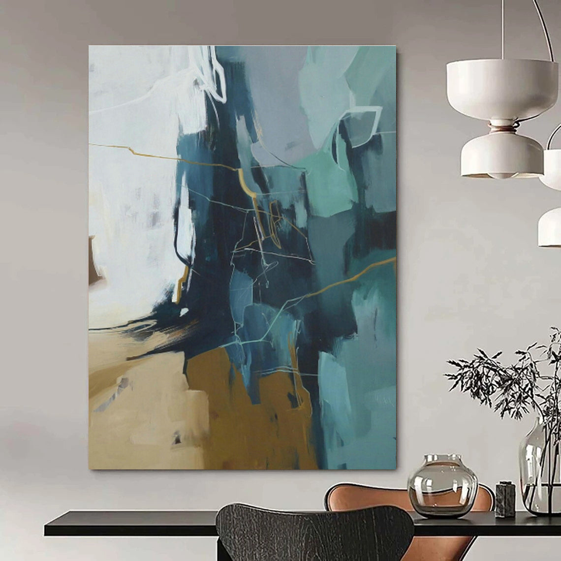 Massive Personalized Abstract Wall Hanging for Office & Bedroom DLZ1023