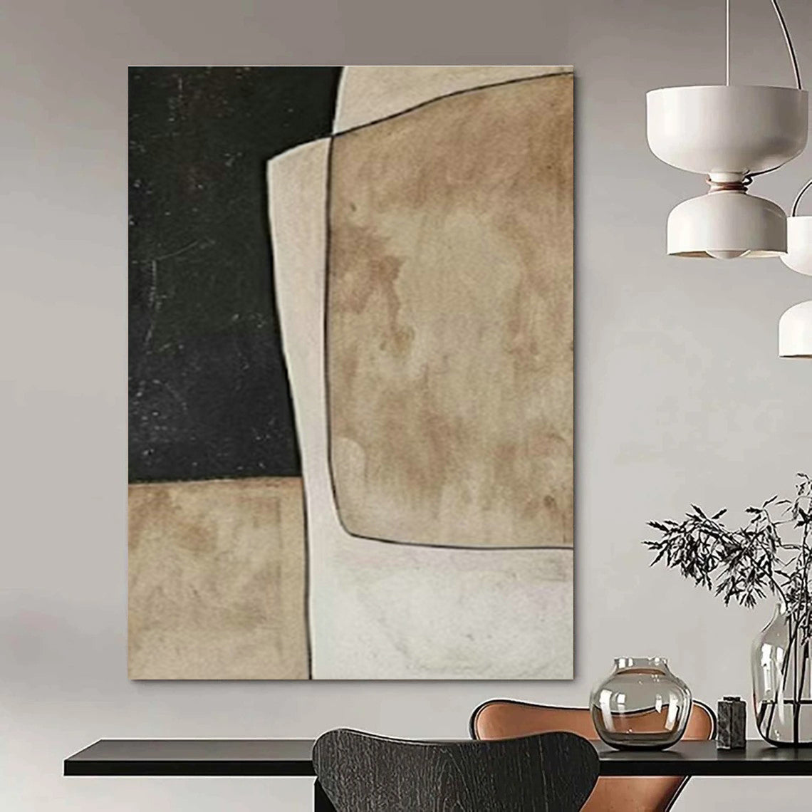 Big Hand Painted Abstract Artwork for Office & Bedroom DLZ2012