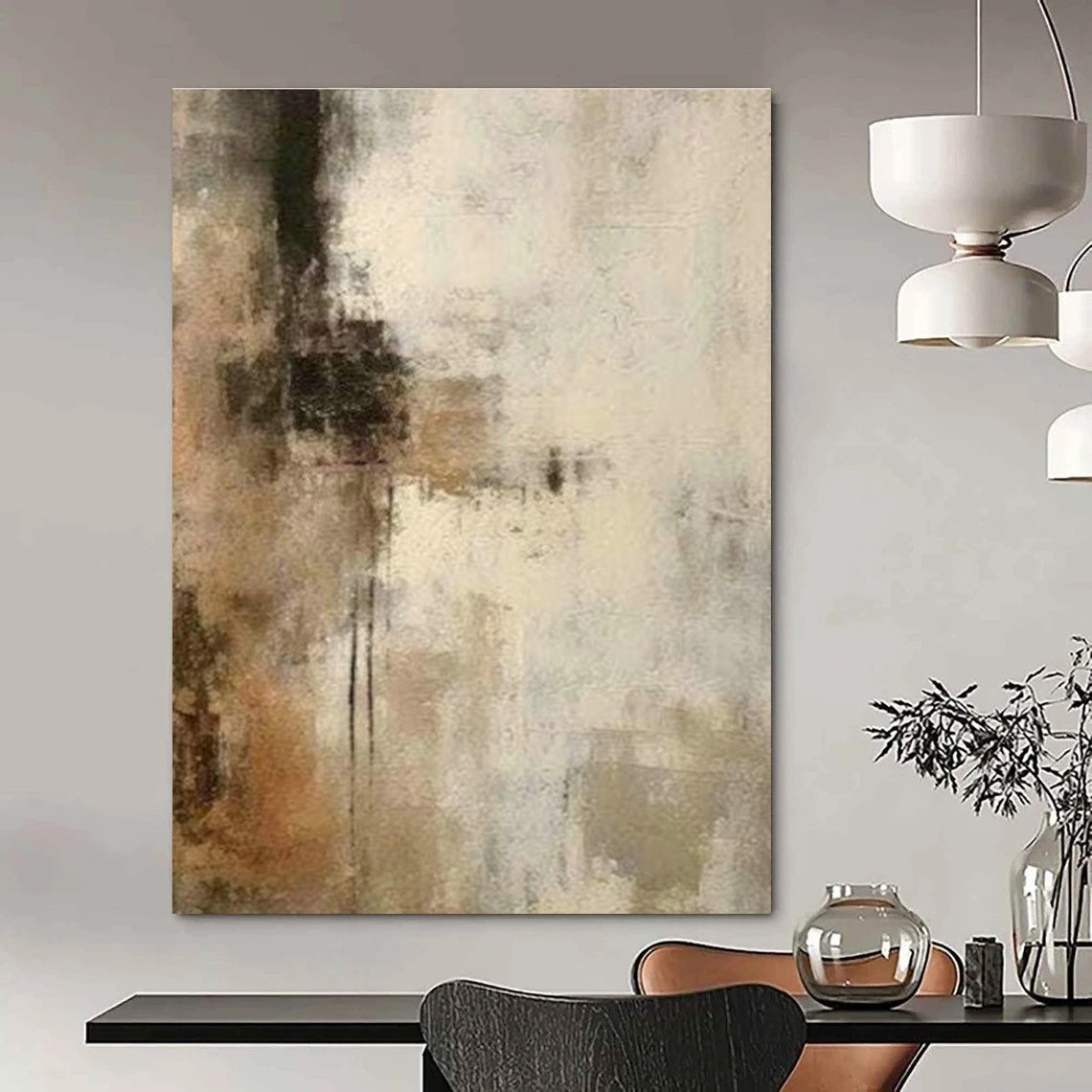 Massive Custom Hand - Painted Abstracts for Office Inspiration DLZ0383
