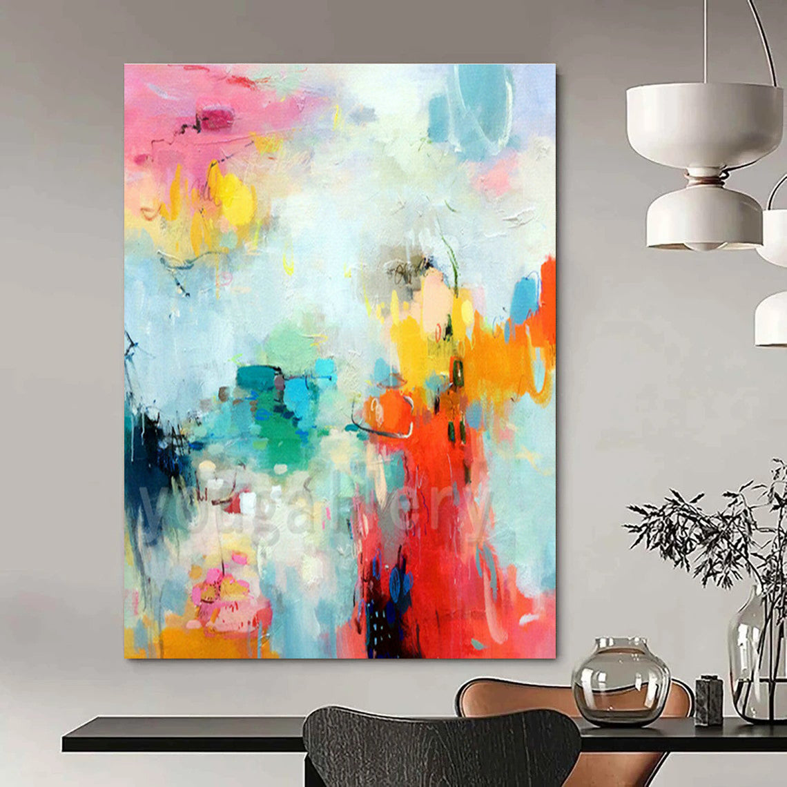 Giant - Format Tailored Abstract Canvas for Bedroom & Office DLZ1072
