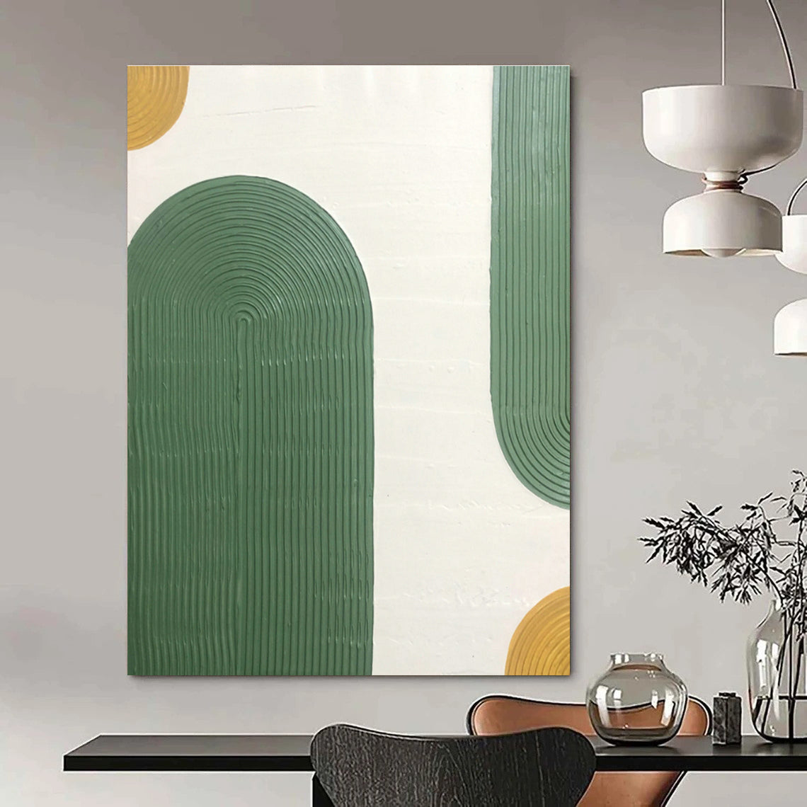 Large Hand-Painted Abstract Artwork for Living Room & Hallway DLZ1177