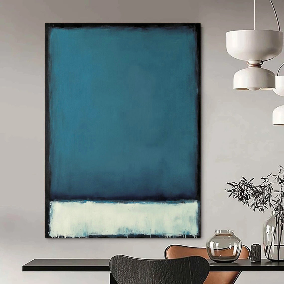 Vast, Interactive Custom Abstract Paintings for Living Room Engagement DLZ0459