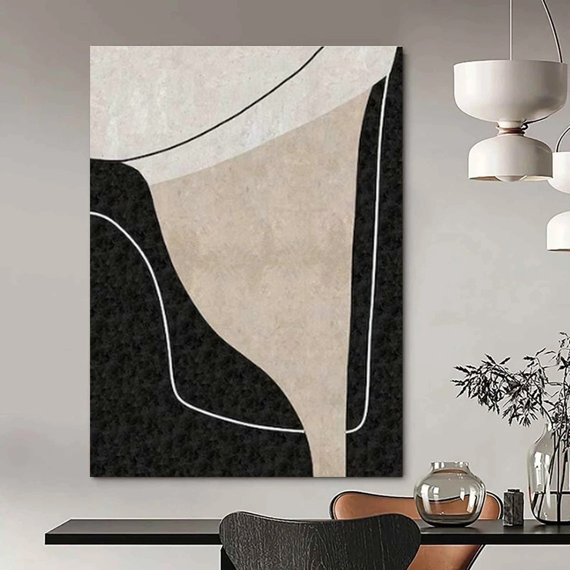 Humongous Bespoke Hand Painted Abstract Art for Bedroom & Hallway DLZ2071