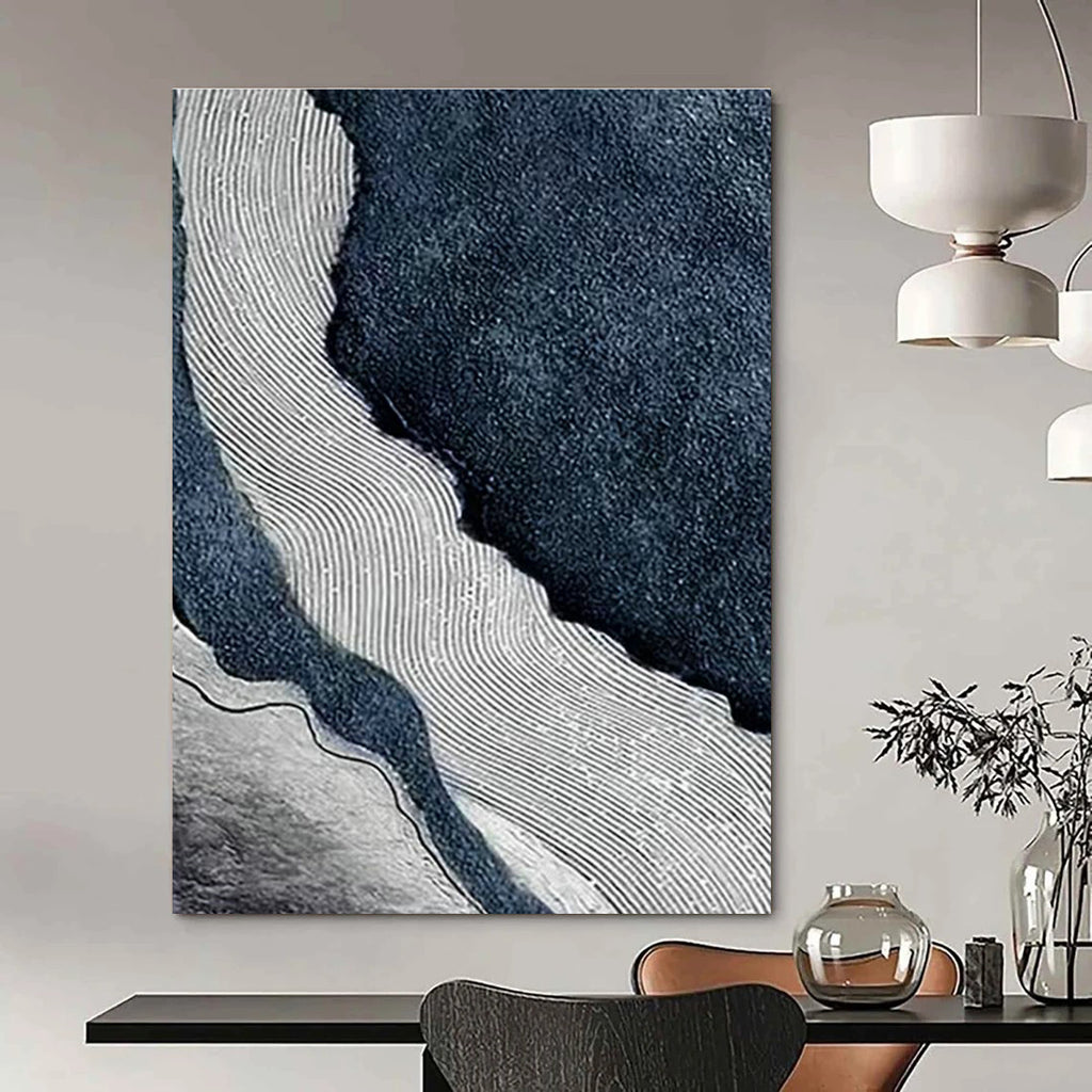 Stupendous Custom-Fit Hand Painted Abstract Canvas for Bedroom & Entryway DLZ2236