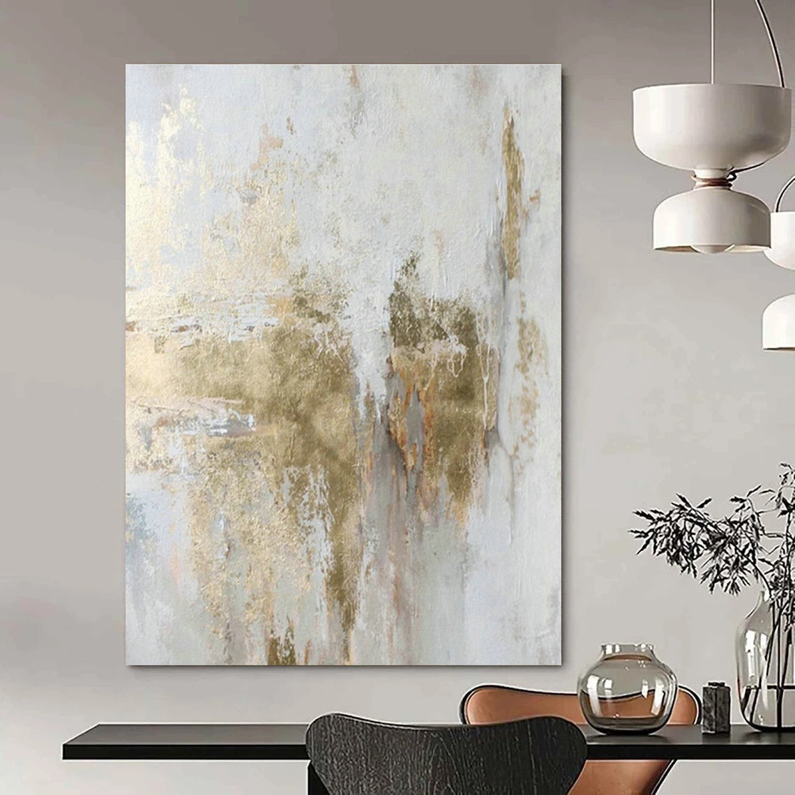 Gigantic Custom Abstract Paintings for Living Room Sophistication DLZ0395