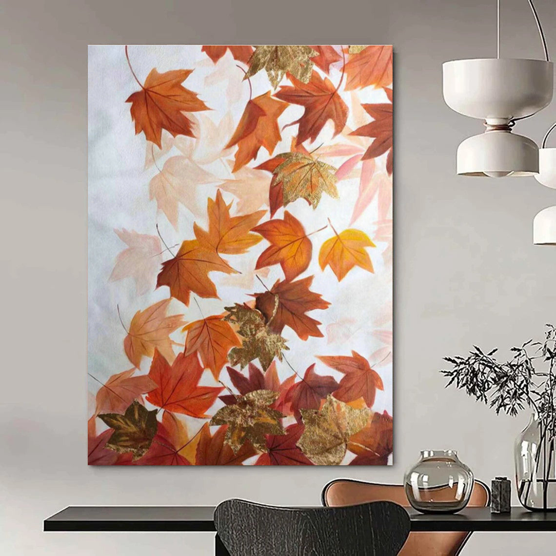 Oversized Abstract Paintings for Dining Room and Cottage Entryway DLZ0775