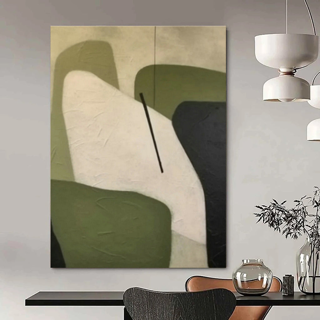 Large - Scale Hand - Painted Abstracts for Office Break Room Refrigerator Doors & Dining Room Sideboard Drawer Inserts DLZ0900