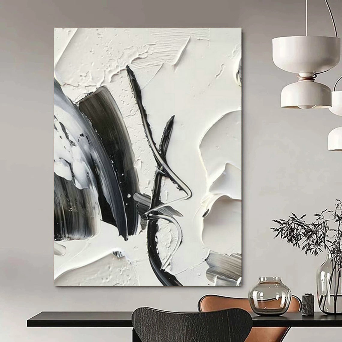 Hand-Crafted Abstract Decor for Bedroom and Cottage Office DLZ1571