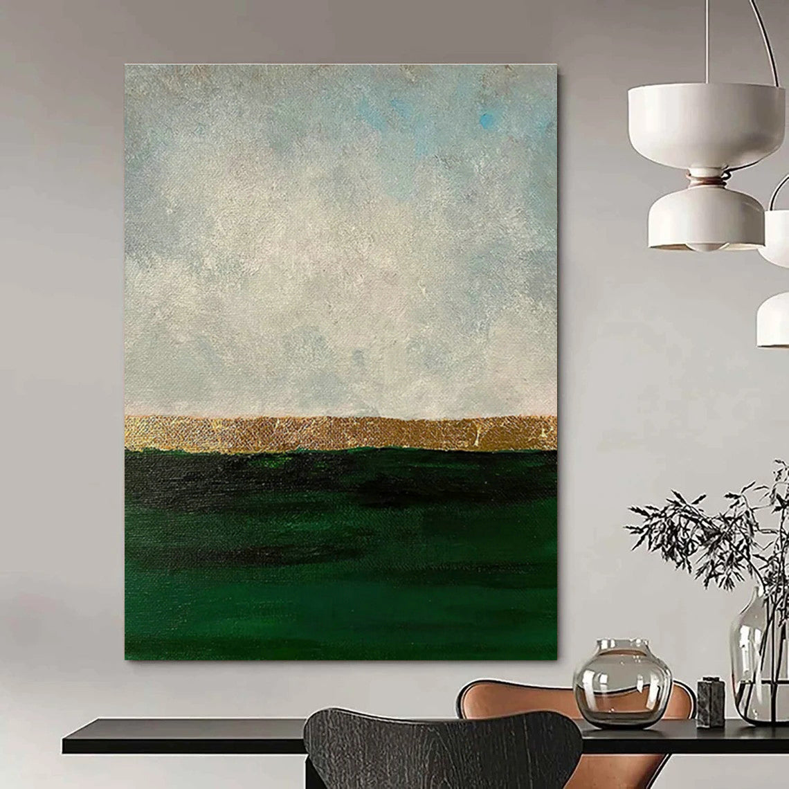 Colossal Custom Abstract Wall Hanging for Cottage Dining Room & Entryway DLZ1213