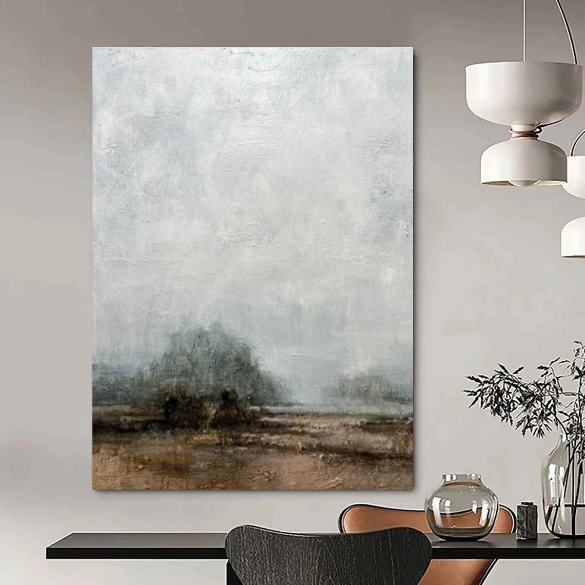Vast Dimension Custom-Tailored Hand Painted Abstract Wall Decor for Hallway & Entryway DLZ2210