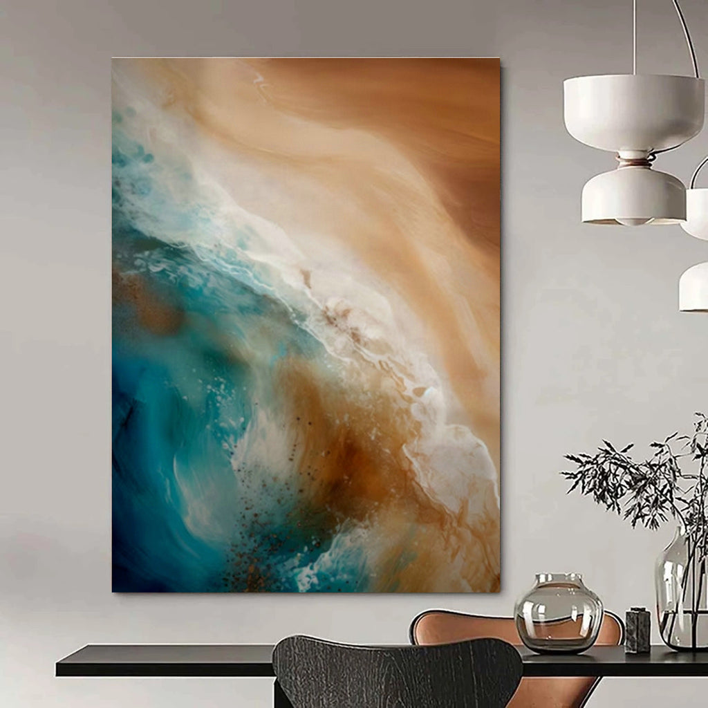 Original Handmade Abstract Painting for Dining Room & Hallway DLZ1645