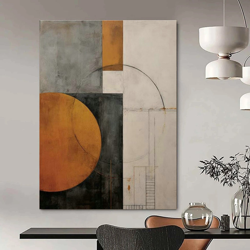 Tremendous Made - to - Measure Hand Painted Abstract Wall Decor for Bedroom & Living Room DLZ2121