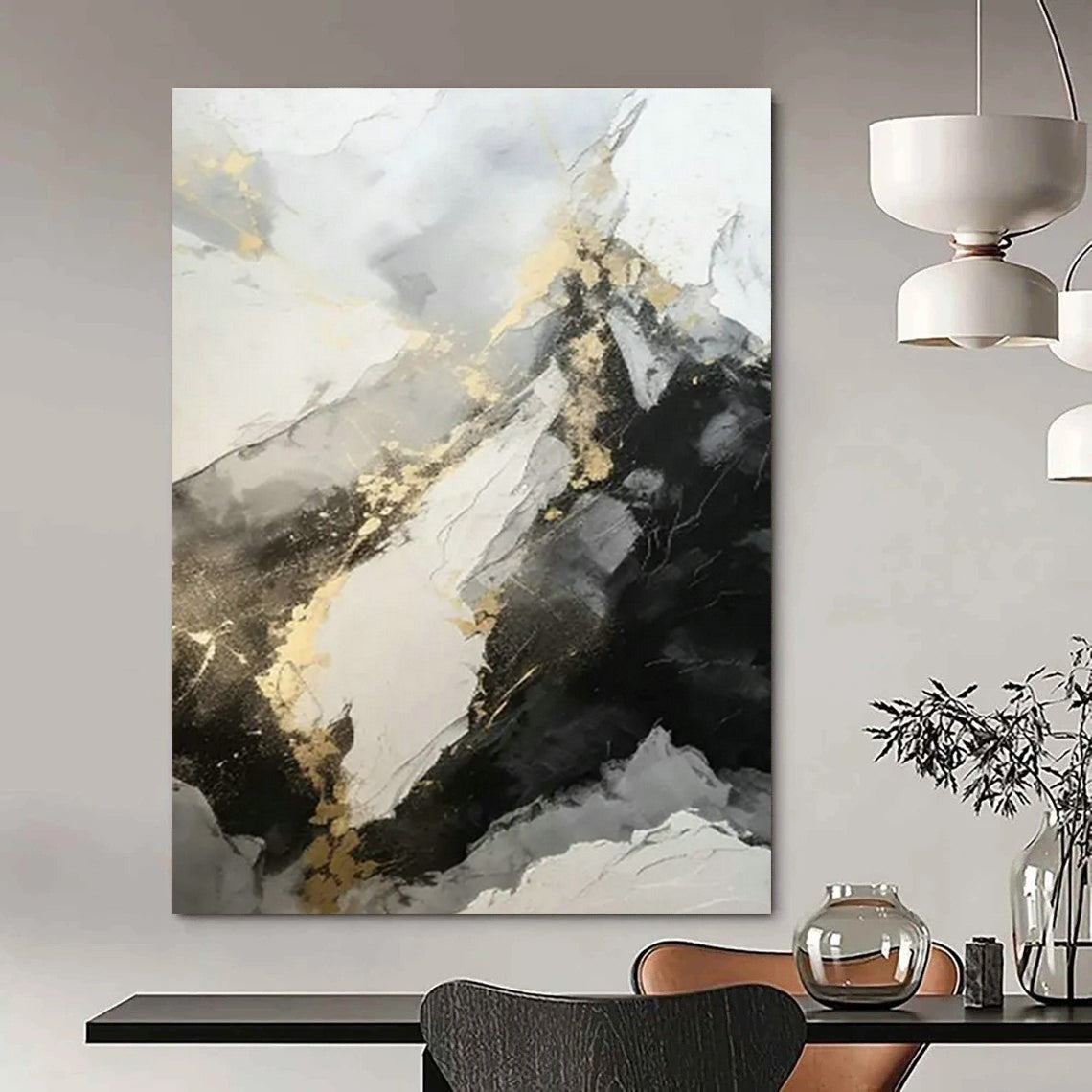 Customizable Handmade Abstract Canvas for Cottage Dining Room Placemat Holder Wall & Entryway Dog Toy Box Wall DLZ1758