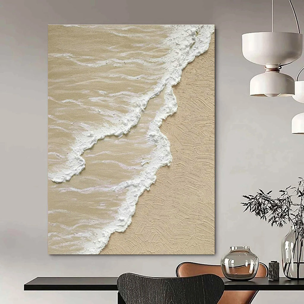 Large Hand-Painted Abstract Painting for Entryway and Bedroom DLZ1507