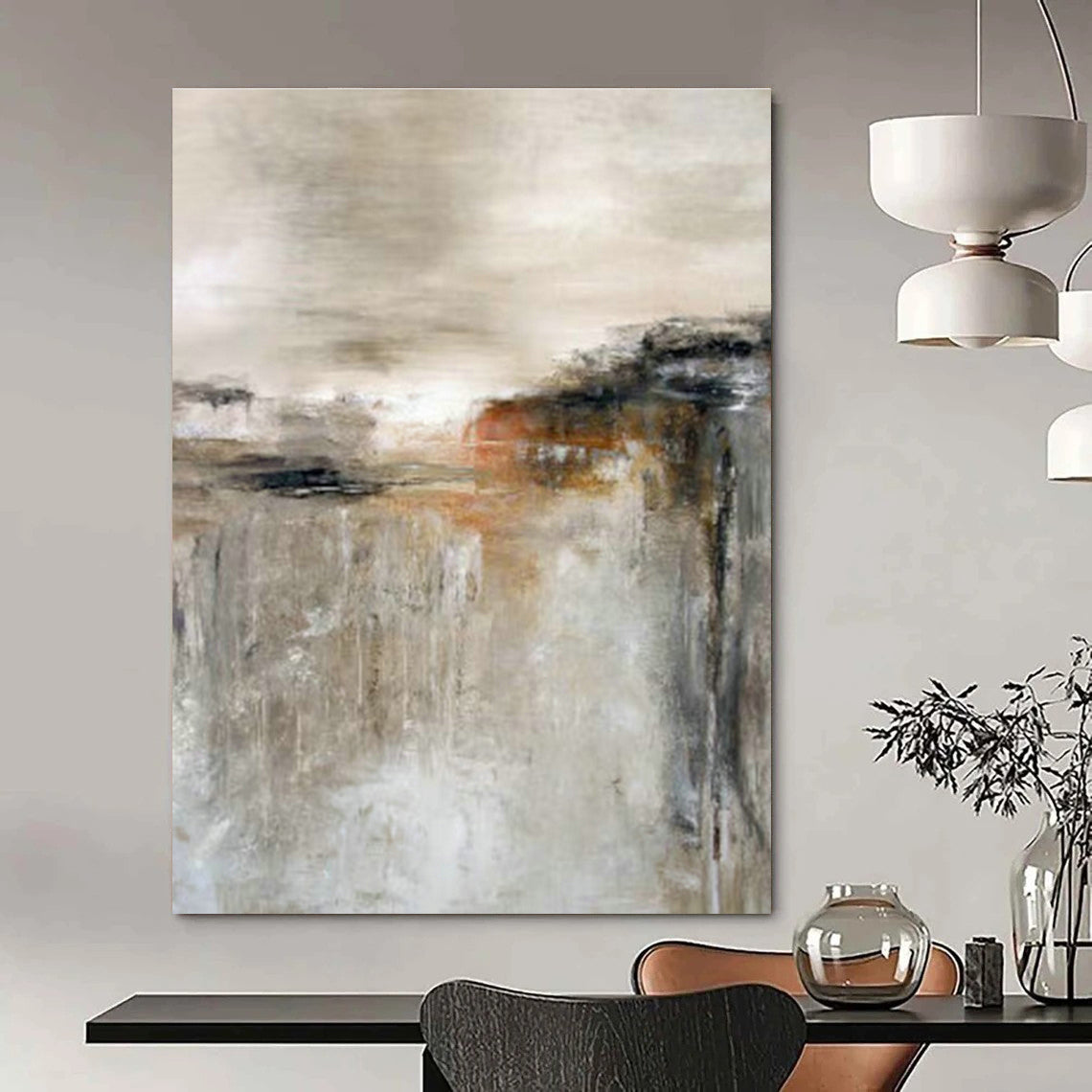 Oversized Hand Painted Abstract Art for Dining Room & Bedroom DLZ2032