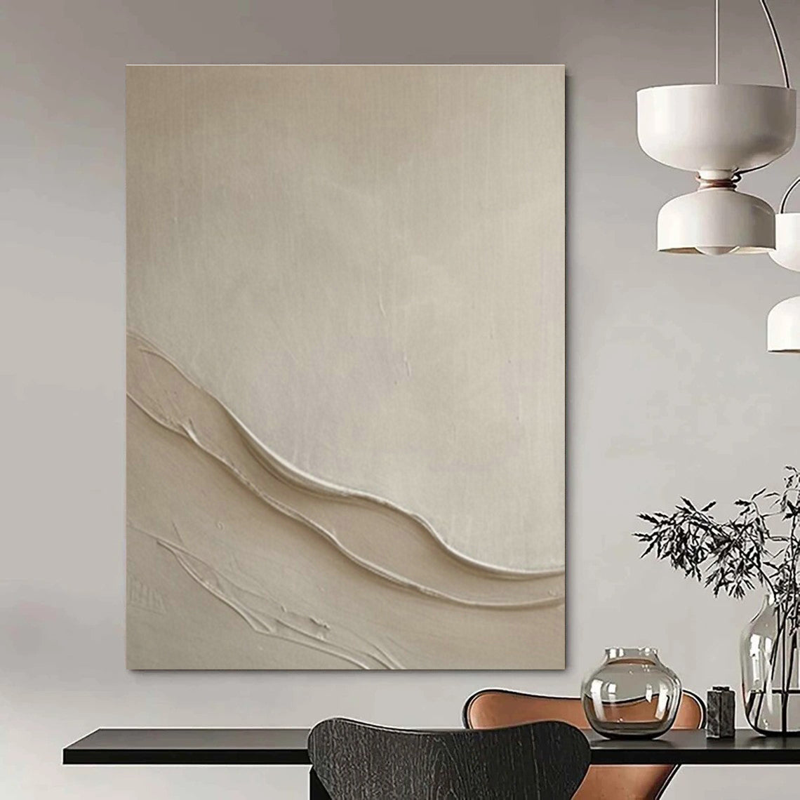 Extra-large Custom Handmade Abstract Wall Decor for Bedroom Walk-in Dressing Room and Dining Room Dessert Station Wall DLZ1969
