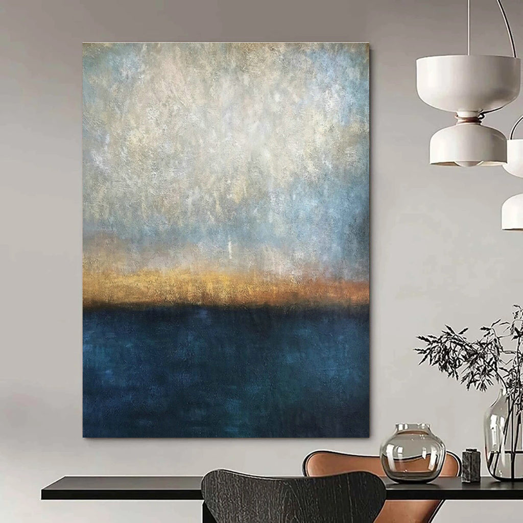 Extra - Vast Hand - Painted Abstract Canvases for Dining Room Wine Cellars & Office Copy Rooms DLZ0597