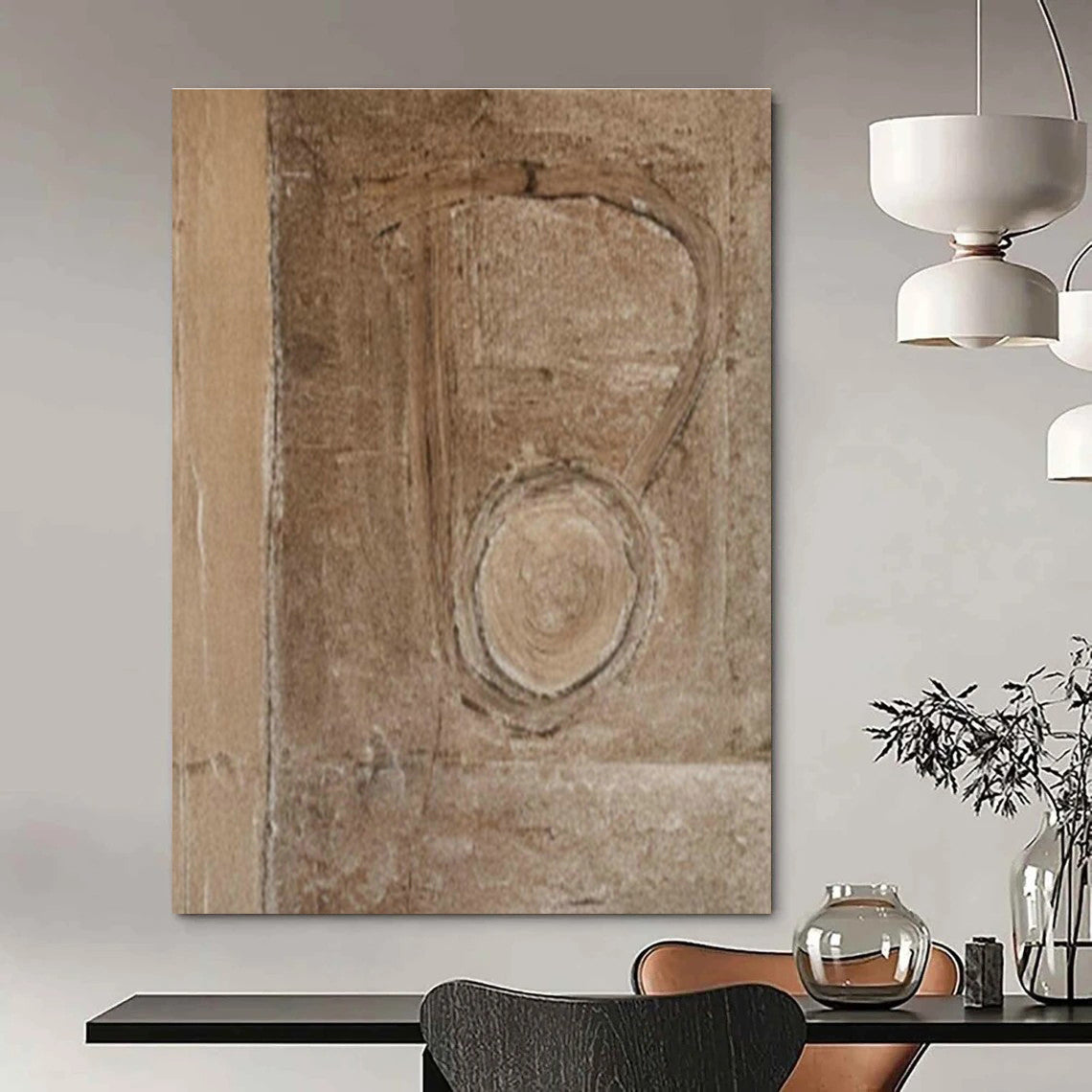 Monumental Custom - Crafted Masterpiece Handmade Abstract Canvas for Hallway & Entryway DLZ2116