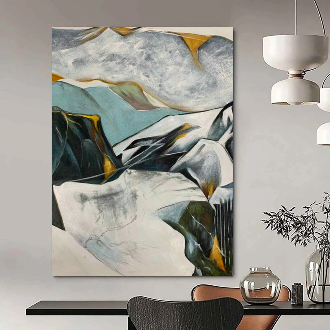 Gigantic - Ultra, Virtual - Reality - Ready Custom Abstract Art for Office Training DLZ0493