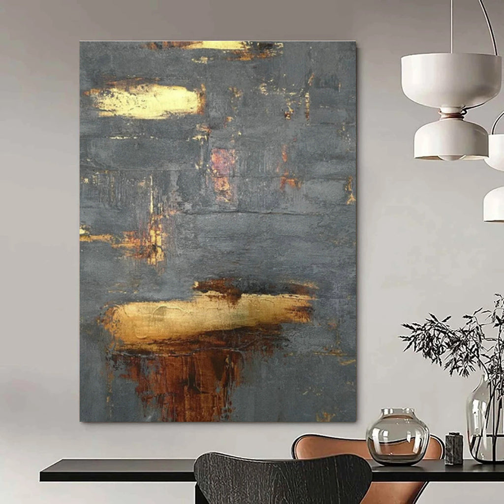 Hand - Painted Abstract Art for Dining Room and Entryway DLZ0635