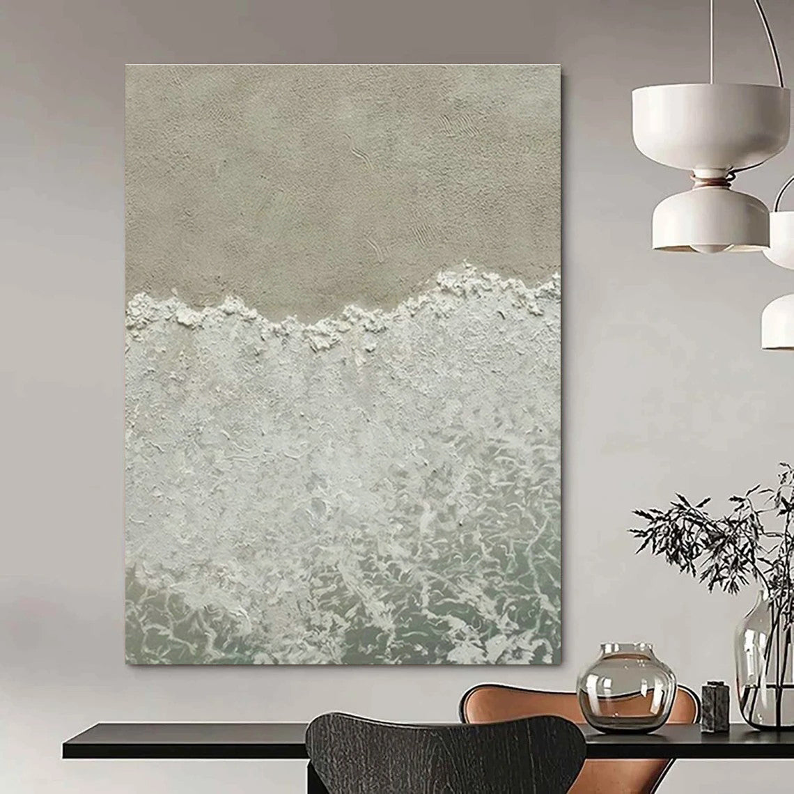 Custom - Made Extra Large Abstract Art for Living Room & Entryway DLZ1134