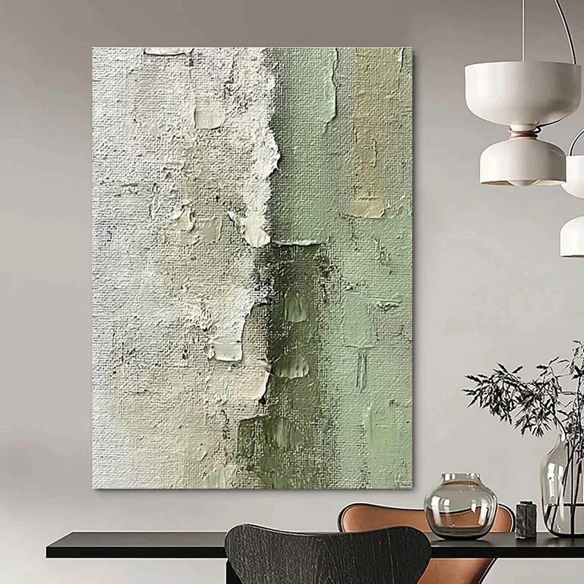 Extra-Wide Custom Abstract Canvas Painting for Office & Living Room DLZ1009
