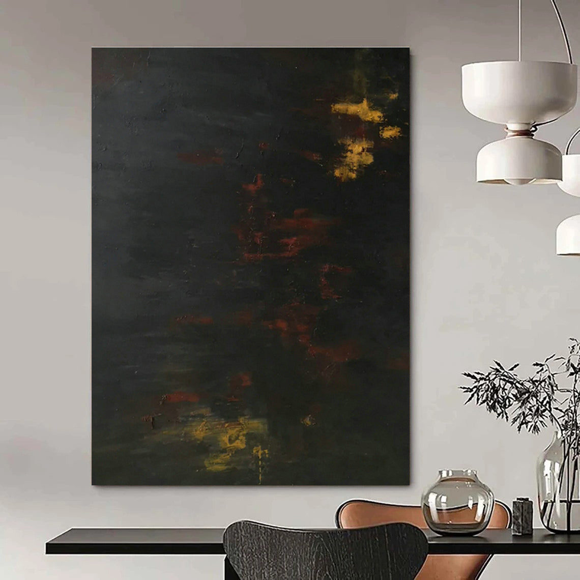 Extra - Large Abstract Hand - Painted Paintings for Entryway and Bedroom DLZ0544